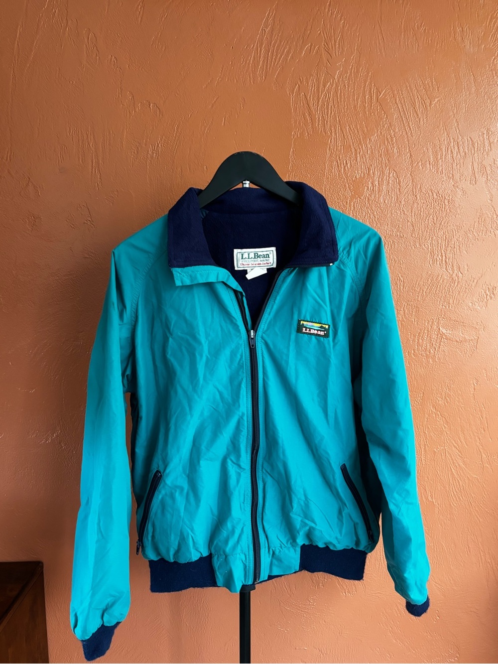 L.L. Bean Women’s Three Seasons Jacket Teal Size L